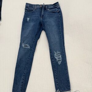 Express skinny mid rise jean